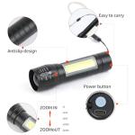 Hilngav Mini LED Flashlight 5-Pack USB-C Rechargeable