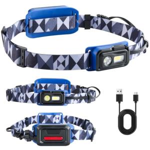 Ultra-Bright Rechargeable Headlamp with Red Safety Light