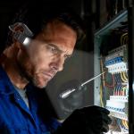 KunHe Rechargeable LED Headlamp with Earhooks, 5 Modes