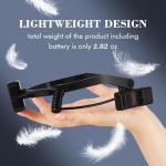 KunHe Rechargeable LED Headlamp with Earhooks, 5 Modes