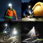 Ultra-Bright Rechargeable Headlamp with Red Safety Light