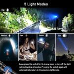 Blukar High Lumens Rechargeable Tactical Flashlight