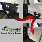 Under Mattress Pistol Flashlight Holster