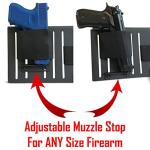 Under Mattress Pistol Flashlight Holster