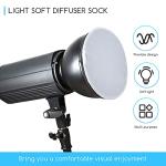 4 Pack Soft Cover Diffuser Sock for Flash Lights