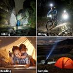 Hilngav Mini LED Flashlight 5-Pack USB-C Rechargeable