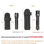 TACNEX MOLLE Flashlight Holder for Duty Belt