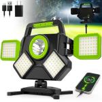 SYLSTAR 55W 5000LM Magnetic Rechargeable Work Light