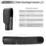 T306 Tactical Flashlight Holster Pouch - Fits 1-1.2”