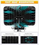 Exzeit 120W 6 Inch Excavator LED Work Light