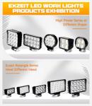 Exzeit 120W 6 Inch Excavator LED Work Light