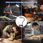 20W Magnetic LED Work Light with Flexible Gooseneck