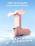 JISULIFE 3-in-1 Portable Fan with Power Bank