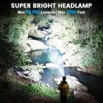 Rechargeable 99,000LM Headlamp Set - 2 Pack