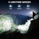 Rechargeable 99,000LM Headlamp Set - 2 Pack