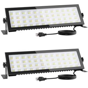 OOOLED 2 Pack Super Bright LED Shop Lights