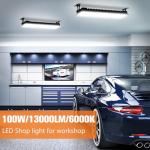 OOOLED 2 Pack Super Bright LED Shop Lights