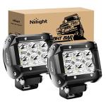 Nilight 18W LED Spot Off Road Light Pods