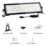 OOOLED 2 Pack Super Bright LED Shop Lights