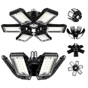 180W LED Garage Light Bulb 2 Pack