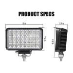 EXZEIT 6" 80W LED Work Light - 6800 Lumens