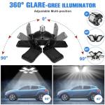 180W LED Garage Light Bulb 2 Pack