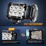 Nilight 18W LED Spot Off Road Light Pods