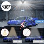 180W LED Garage Light Bulb 2 Pack