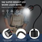 LED Magnetic Work Light with Flexible Gooseneck