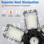 180W LED Garage Light Bulb 2 Pack