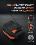 ANYLiGHT 1200LM LED Magnetic Work Light (2 Pack)