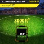 10,000LM Portable LED Work Light with Cord