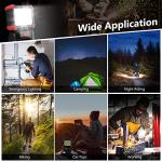 Tresda Rechargeable LED Work Light, 2-Pack