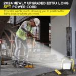 10,000LM Portable LED Work Light with Cord
