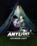 ANYLiGHT 1200LM LED Magnetic Work Light (2 Pack)