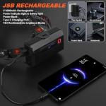 Rechargeable 3000 Lumens LED Headlamp with Motion Sensor