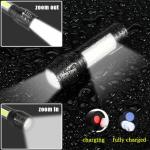 Wrrozz USB Rechargeable Mini Flashlight with Lantern