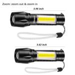 Wrrozz USB Rechargeable Mini Flashlight with Lantern