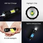 Wrrozz USB Rechargeable Mini Flashlight with Lantern