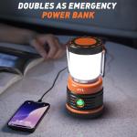 Rechargeable 1800LM LED Camping Lantern 2 Pack