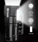 Wrrozz High Lumens USB Rechargeable Tactical Flashlight