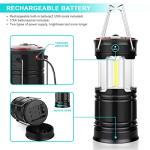 USB Rechargeable 2-Pack LED Camping Lanterns