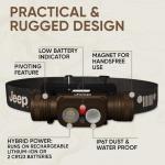 Energizer Jeep Hybrid Rechargeable LED Headlamp 2,000 Lumens