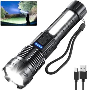 Rechargeable High Lumens Tactical Flashlight L9000