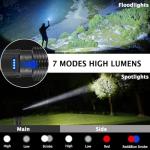 Rechargeable High Lumens Tactical Flashlight L9000