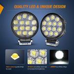 Nilight 4.5-inch 42W Round LED Pods - 2 Pack