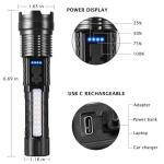 Rechargeable High Lumens Tactical Flashlight L9000