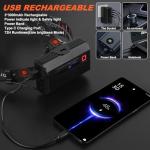 Rechargeable 3000 Lumens LED Headlamp with Motion Sensor