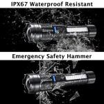 Rechargeable High Lumens Tactical Flashlight L9000