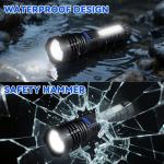 3-Pack Super Bright Rechargeable Tactical Flashlights